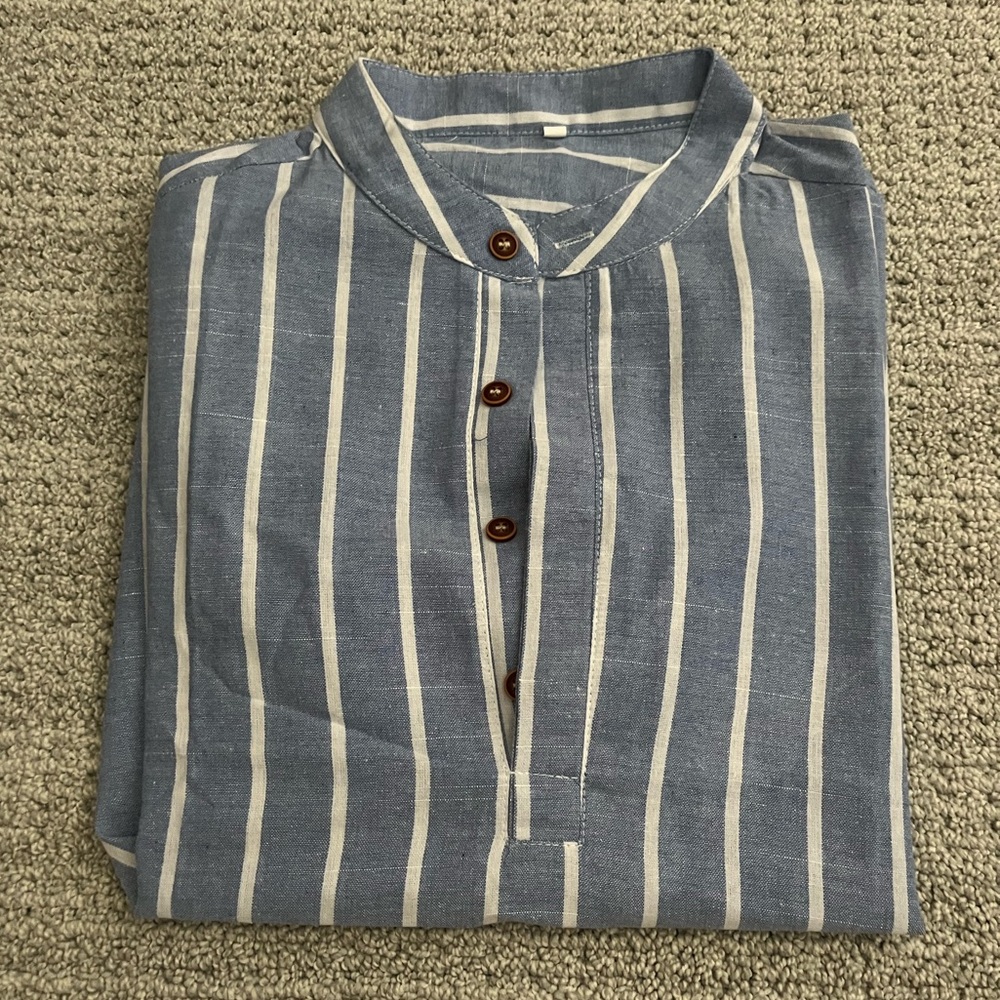 Men’s Linen Shirt Sleeve Summer Shirt